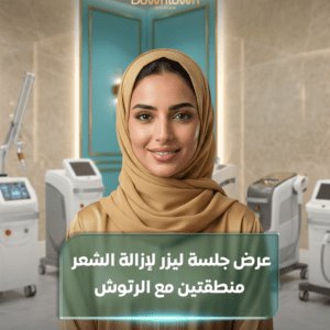 عرض ليزر منطقتين مع الرتوش | نعومة ونتائج فعّالة |