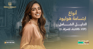 أنواع ابتسامة هوليود: الدليل الشامل (الثابتة، المتحركة، 3D، VIP)