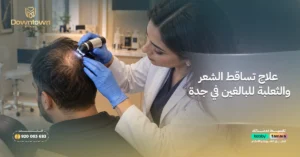 علاج تساقط الشعر والثعلبة للبالغين في جدة